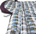 normani 4-in-1-Funktion Extrem Outdoor Schlafsack 'Antarctica' aus Nylon Rip-Stop mit 500 + 250 g/m² Hollow Fiber Füllung 220 x 90 cm