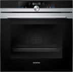 Siemens HB578GBS3, iQ500, Einbau-Backofen 60 x 60 cm, activeClean Pyrolyse Selbstreinung, TFT-Display, 3D Heißluft, Schnellaufheizung, cookControl40 Automatikprogramme, softMove, Edelstahl