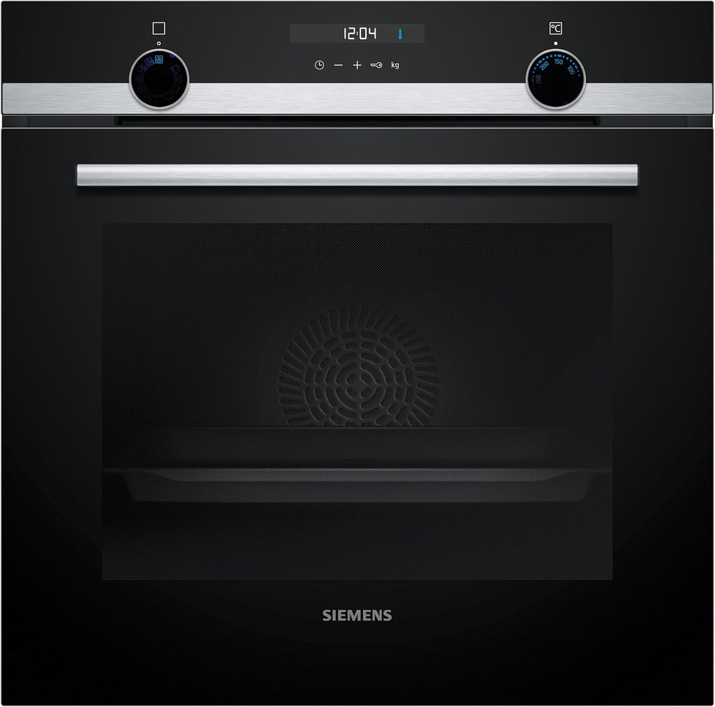 Siemens HB578GBS3, iQ500, Einbau-Backofen 60 x 60 cm, activeClean Pyrolyse Selbstreinung, TFT-Display, 3D Heißluft, Schnellaufheizung, cookControl40 Automatikprogramme, softMove, Edelstahl