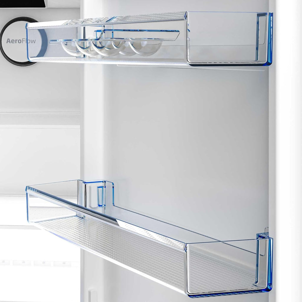 Beko RCNE366E70ZXBRN bPRO700 freistehende Kühl-/Gefrierkombination, großer Kühlschrank, 323 l Gesamtrauminhalt, HarvestFresh, NoFrost, leise, SmoothFit, 0°C-Zone, Dark Inox
