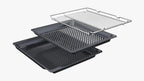 Siemens HB572ABS3, iQ300, Einbau-Backofen 60 x 60 cm, Air Fry, activeClean Pyrolyse Selbstreinung, LED-Touchbedienung, 3D Heißluft, Schnellaufheizung, cookControl10 Automatikprogramme, Edelstahl