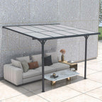 Fornorth Terrassenüberdachung 313x254x220-260cm
