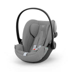CYBEX Gold Babyschale Cloud G i-Size Comfort, Inkl. Neugeboreneneinlage, Ab Geburt bis ca. 24 Monate, Für Kinder ab 40 cm bis 87 cm, Max. 13 kg, Moon Black