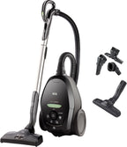 AEG VX82-1-KO Staubsauger / 75% Recyclingmaterial / autom. Saugkraftregulierung / extrem leise auch auf Teppich / Aufnahme von groen + kleinsten Partikeln / langes Kabel / 600W / schwarz