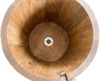 Sorbetière de campagne 6 pintes – Cuve en bois classique – Manivelle à main