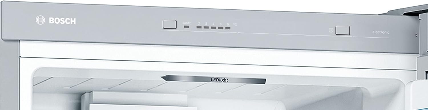 KGV33VLEAS - Réfrigérateur combiné pose libre - Série 4 - 288L - Froid brassé - L 60cm x H 176cm - Inox