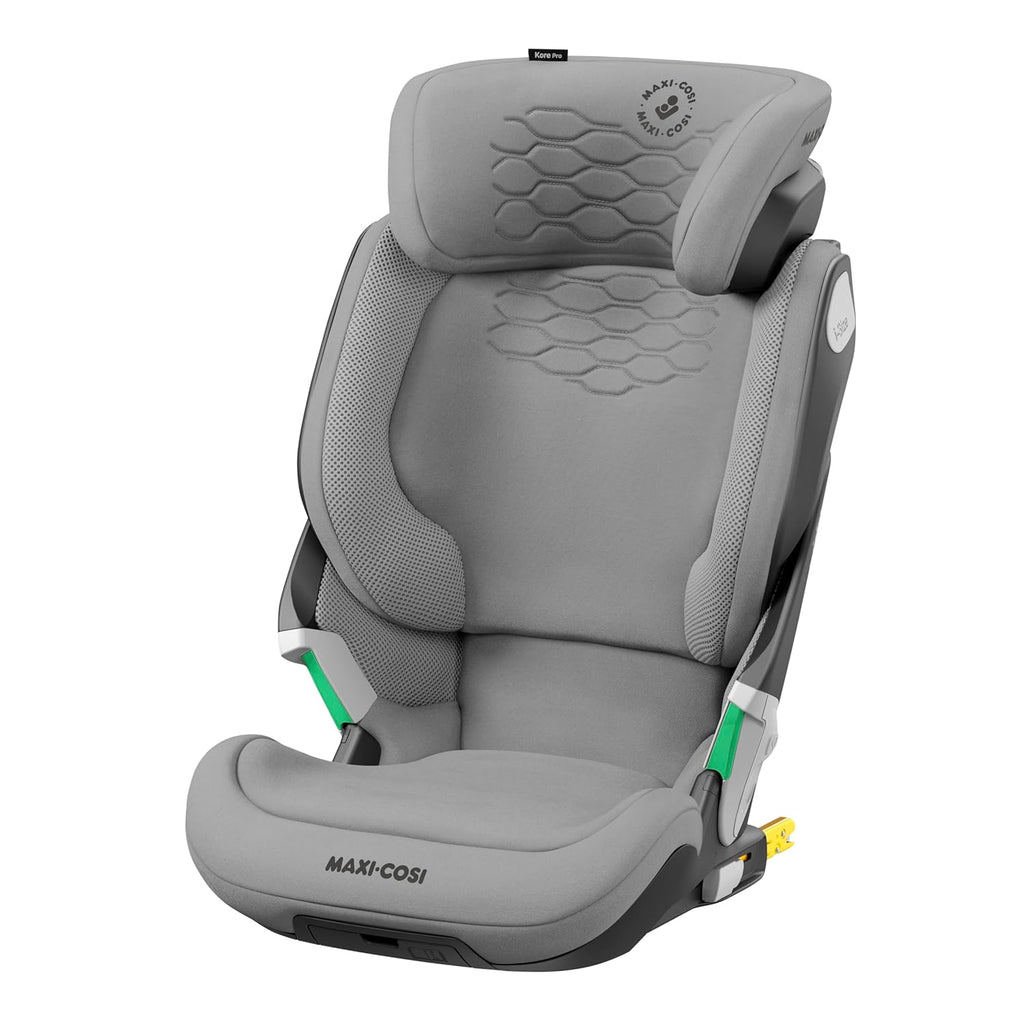 Maxi-Cosi Kore Pro i-Size Kindersitz, 3.5–12 Jahre, 100–150 cm, ClickAssist Licht, Verstellbare Höhe/Breite, Side Protection System+, Authentic Cognac