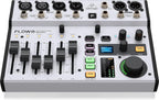 Behringer FLOW 8 8-Input Digital Mixer with Bluetooth Audio and App Control, 60mm Channel Faders, 2 FX Processors and USB/Audio Interface