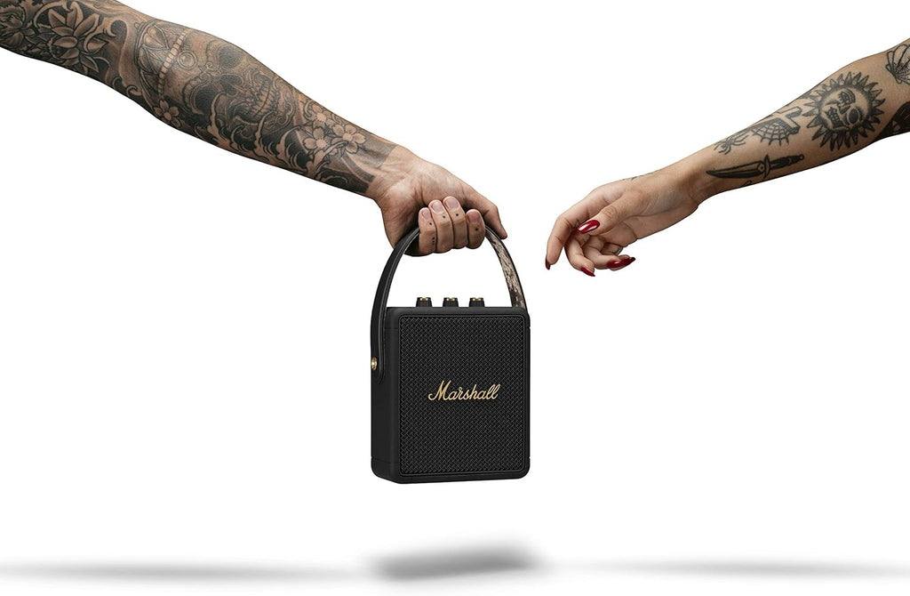 Marshall Stockwell II Portable Bluetooth Speaker - Black&Brass