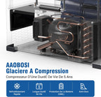 45L Glacière à Compresseur,Glaciere Électrique -20℃ à 20℃,Frigo Camion APP&Bouton Contrôle,12/24V DC et 100-240V AC Glaciere Camping Pour Voiture,Camion,Bateau et Prise De Courant -