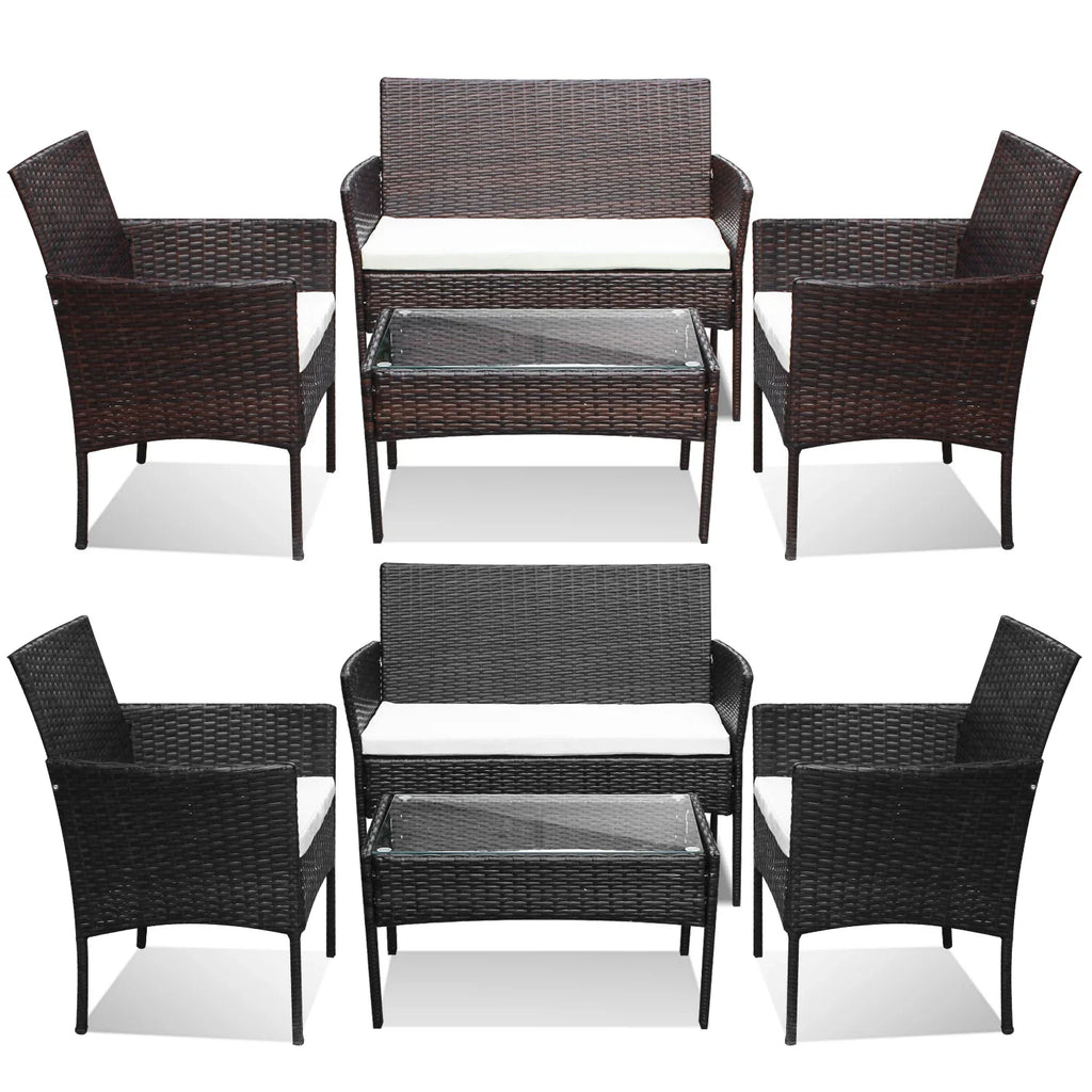 Sonnewelt Polyrattan Sitzgruppe Gartenmbel Set