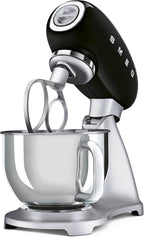 Smeg, SMF02PKEU Küchenmaschine, 10 Geschwindigkeitsstufen, Planetenrührwerk, Sicherheitsabschaltung, 2 Rührbesen, Kugelgriff aus Edelstahl, 800 W, Rose