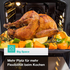 Gorenje GEIT5C61SPG Standherd mit Induktionskochfeld, 50 cm, 70 Liter,Silber, PerfectGrill, AirFry, FrozenBake, Pizza Mode 300°C, AquaClean, Made in Europe, inox