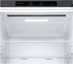 LG GBV22NCCEP Kühl-/Gefrierkombination – Smart Inverter Compressor, Total No Frost, Modern Flat Door Design, Matt Schwarz Metallic, Energieeffizienz A