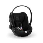 CYBEX Gold Babyschale Cloud G i-Size Comfort, Inkl. Neugeboreneneinlage, Ab Geburt bis ca. 24 Monate, Für Kinder ab 40 cm bis 87 cm, Max. 13 kg, Moon Black