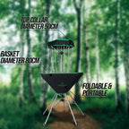Viking Discs Raid tragbarer Discgolf korb