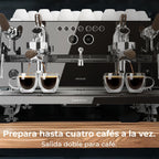 Cecotec Espresso-Kaffeemaschine Barista Baristeo Intima, professionelle Barista-Espressomaschine, Vorbrüh-System, 15 Bar Pumpe, einfaches Befüllen, 1,7L Wassertank und Tassenwärmer