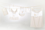 roba Babybett Set Adam & Eule - 70 x 140 cm - Mitwachsendes Kinderbett mit Bettwäsche, Himmel, Matratze - Höhenverstellbar - zu Juniorbett umbaubar - Holz weiß