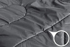 normani 4-in-1-Funktion Extrem Outdoor Schlafsack 'Antarctica' aus Nylon Rip-Stop mit 500 + 250 g/m² Hollow Fiber Füllung 220 x 90 cm