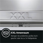 AEG Vollintegrierter Geschirrspüler 60cm, Spülmaschine Serie 7000: mit Glasschutz, Energieklasse A, Besteckschublade, personalisierte Zeit-Steuerung, leise 41dB, ComfortRails, Wasserstopp, FSE7676AP