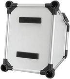 TRIXIE Hunde-Transportbox, Aluminium, L: 92 x 64 x 78 cm, grafit, rutschfste Liegematte, Klettleiste am Boden, Sicherheitsverschluss, stabil und geruscharm, hochgeschlossene Wnde - 39338