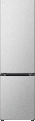 LG GBV22NCCEP Kühl-/Gefrierkombination – Smart Inverter Compressor, Total No Frost, Modern Flat Door Design, Matt Schwarz Metallic, Energieeffizienz A