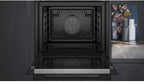 Siemens HB572ABS3, iQ300, Einbau-Backofen 60 x 60 cm, Air Fry, activeClean Pyrolyse Selbstreinung, LED-Touchbedienung, 3D Heißluft, Schnellaufheizung, cookControl10 Automatikprogramme, Edelstahl