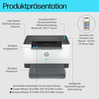 HP LaserJet MFP M235sdw Multifunktions-Laserdrucker Schwarzweiß, Drucken, Kopieren, Scannen, Automat.beidseitiger Druck, Dual-Band Wi-Fi, USB, LAN, HP Smart App, Intelligente Benutzeroberfläche