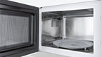 Bosch BFR634GS1 Serie 8 Einbau-Mikrowelle, Türanschlag Rechts, AutoPilot 7 Automatikprogramme, Reinigungsunterstützung, TFT-Touchdisplay, LED-Beleuchtung gleichmäßige Ausleuchtung, 38 x 60 cm, 900 W