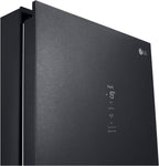 LG GLM71MCCSX, Klasse C, 386 L, Kühlgerät mit Touchdisplay, XXL-Stauraum, DoorCooling+, WiFi - Matte Black