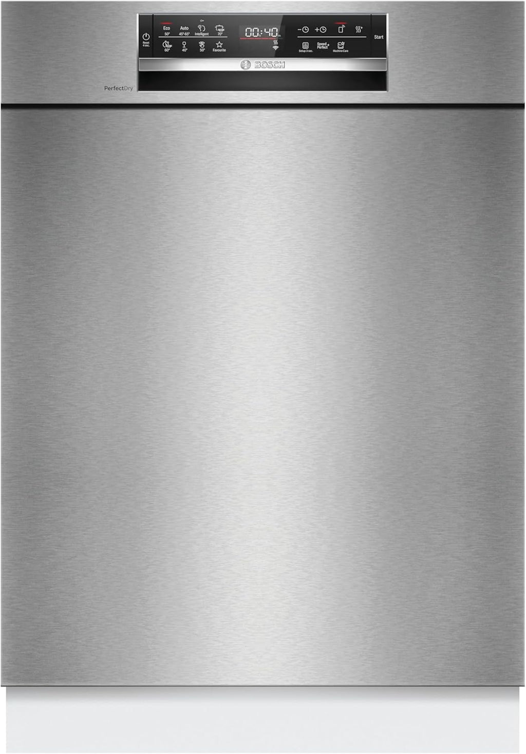 Bosch SMV4ETX08E, Serie 4, Smarter Geschirrspüler Vollintegriert 60 cm, Besteckkorb, Spülmaschine mit Programmassistent, besonders Leise, Rackmatic, Automatische Türöffnung, InfoLight, AquaStop