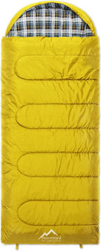 normani 4-in-1-Funktion Extrem Outdoor Schlafsack 'Antarctica' aus Nylon Rip-Stop mit 500 + 250 g/m² Hollow Fiber Füllung 220 x 90 cm