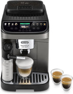 De'Longhi Magnifica Evo ECAM 292.81.B Kaffeevollautomat mit LatteCrema Milchsystem, 7 Direktwahltasten für Cappuccino, Espresso und weitere Kaffeespezialitäten, 2-Tassen-Funktion, Schwarz