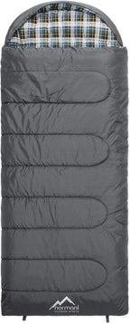 normani 4-in-1-Funktion Extrem Outdoor Schlafsack 'Antarctica' aus Nylon Rip-Stop mit 500 + 250 g/m² Hollow Fiber Füllung 220 x 90 cm