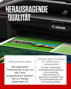 Canon PIXMA iX6850 Drucker Farbtintenstrahl Multifunktionsgerät DIN A3+ (Bürodrucker, Fotodruck, Textdruck, 9.600 x 2.400 DPI, WiFi, WLAN, USB, 5 Separate Tinten, Direktdruck, Print App) schwarz