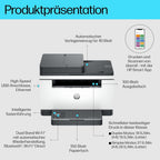 HP LaserJet MFP M235sdw Multifunktions-Laserdrucker Schwarzweiß, Drucken, Kopieren, Scannen, Automat.beidseitiger Druck, Dual-Band Wi-Fi, USB, LAN, HP Smart App, Intelligente Benutzeroberfläche
