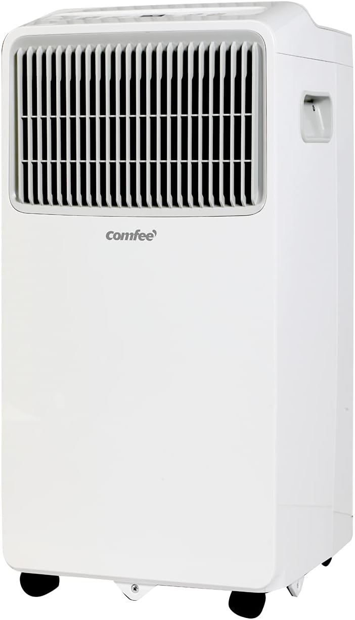 Comfee Mobiles Klimagerät Breezy Cool Pro 2.6,9000 BTU 2,6kW, Kühlen&Ventilieren&Entfeuchten,APP-Steuerung,Raumgröße bis 88m³(33㎡),Mobile Klimaanlage mit Abluftschlauch