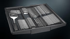 Siemens SN43ES14VE, iQ300 Lave-vaisselle intelligent, lave-vaisselle sous meuble avec tiroir à couverts, 60 cm, ouverture automatique de la porte grâce à AutoOpen dry, particulièrement silencieux avec