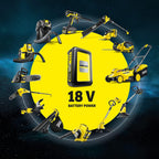 Kärcher 18 V Akku-Laubbläser und -sauger BLV 18-200 Battery Set, inkl. 18 V/2,5 Ah Akku und Schnellladegerät, mit Mulchfunktion, Luftgeschwindigkeit: 200 km/h, Fangsackvolumen: 45 l, Gewicht: 3,5 kg