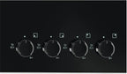 Płyta gazowa ELECTROLUX EGG6407K 59x51cm 4 palniki żeliwny ruszt czarny