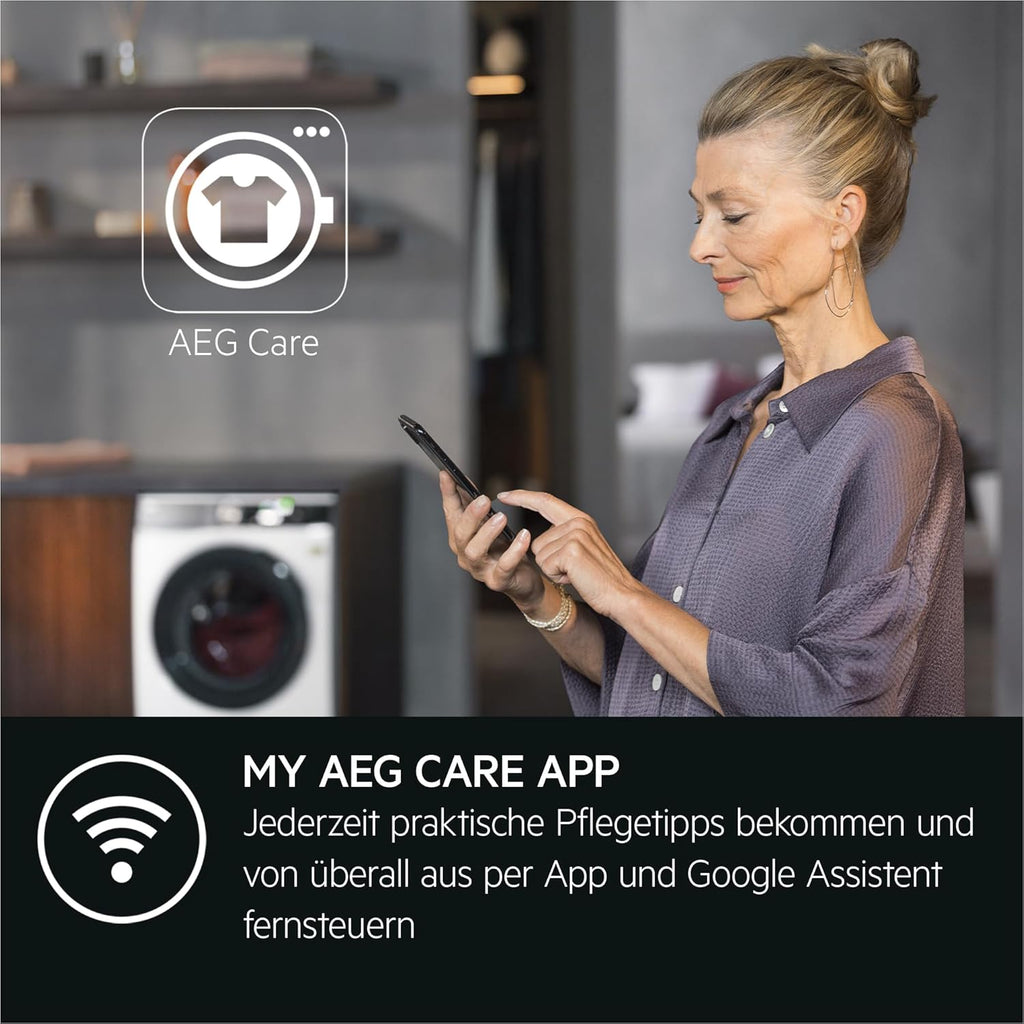 AEG L7WBA60680 Waschtrockner / DualSense - schonende Pflege / 8 kg Waschen / 5 kg Trocknen / D / energiesparend / Mengenautomatik / Nachlegefunktion / ProSteam - Auffrischfunktion / 1600 U/min