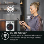 AEG L7WBA60680 Waschtrockner / DualSense - schonende Pflege / 8 kg Waschen / 5 kg Trocknen / D / energiesparend / Mengenautomatik / Nachlegefunktion / ProSteam - Auffrischfunktion / 1600 U/min