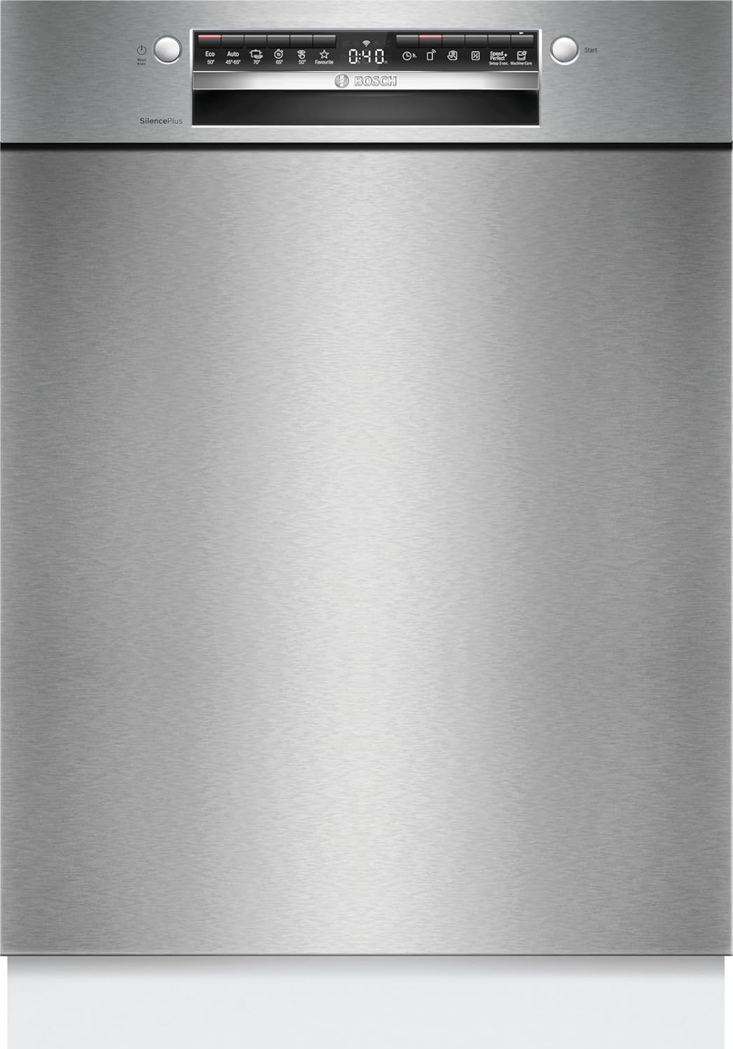 Bosch SMV4ETX08E, Serie 4, Smarter Geschirrspüler Vollintegriert 60 cm, Besteckkorb, Spülmaschine mit Programmassistent, besonders Leise, Rackmatic, Automatische Türöffnung, InfoLight, AquaStop