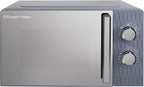 Russell Hobbs Honeycomb RHMM715G 17 Liter 700 W Grau Solo manuelle Mikrowelle mit 5 Leistungsstufen, integrierter Timer und Auftaufunktion