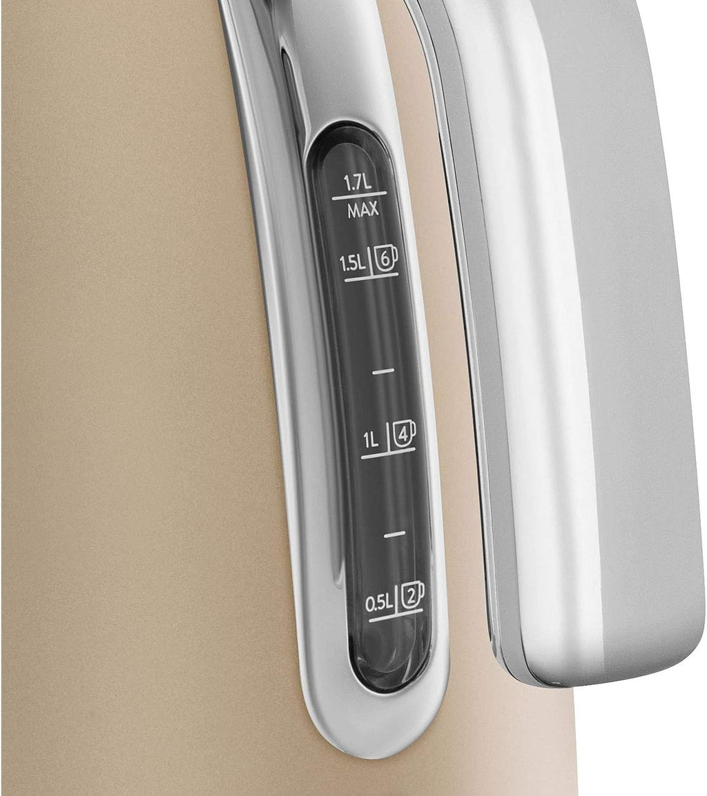 Smeg, 2x2 TSF01CREU -Toaster, 2 Schlitze für 2 Scheiben, 6 Vergoldungsniveaus, Heizfunktion, Abtau- und Bagel- Funktion, Sammelschublade, 950W, Creme