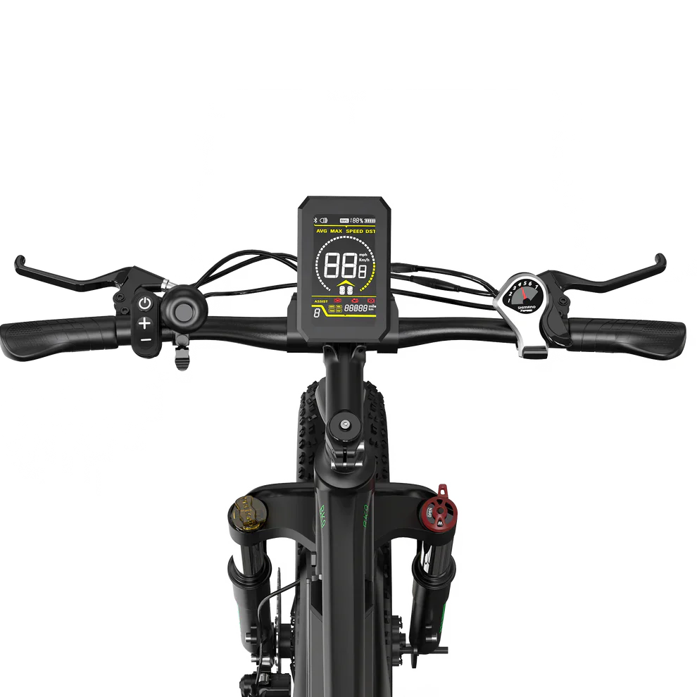 Hitway BK9 E-Bike - 500W Motor, 48V 15Ah, 26 x 4.0 Fat Tire - All-Terrain Mountain E-Bike