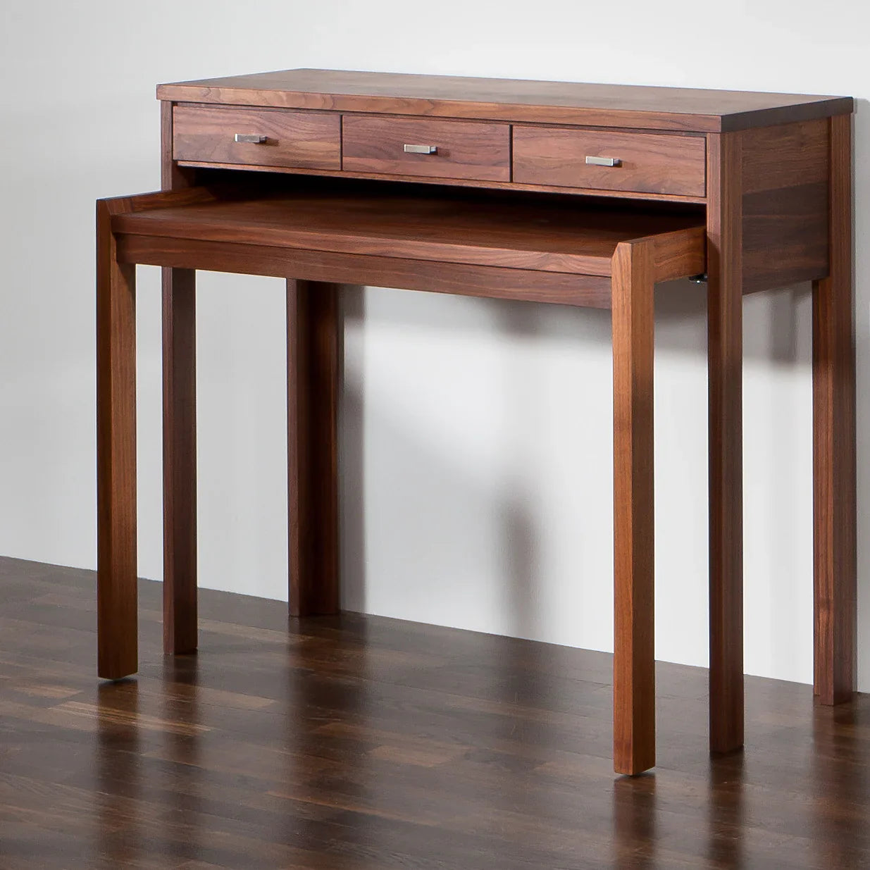 Sekretr Bordeaux, Form Exclusiv Design, Schreibtisch, Eiche, Kirschbaum oder Nubaum, Homeoffice
