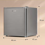 Klarstein Mini Congelateur Armoire, Petit Congélateur pour la Chambre et la Maison, Mini congélateur 33L, Congelateur Petite Taille avec Etagère, Econome en Energie, Appareil à glaçons et Grattoir