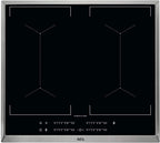 AEG Induktionskochfeld autark 80cm mit Dunstabzug / Made in Germany / 4 Flex-Kochzonen mit Bridge (Kombination 2er Zonen) / Auto-Funktion des Dunstabzugs / Aktivkohlefilter / COLI84COXB