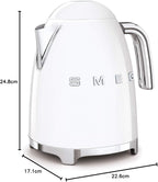 Smeg, 2x2 TSF01CREU -Toaster, 2 Schlitze für 2 Scheiben, 6 Vergoldungsniveaus, Heizfunktion, Abtau- und Bagel- Funktion, Sammelschublade, 950W, Creme